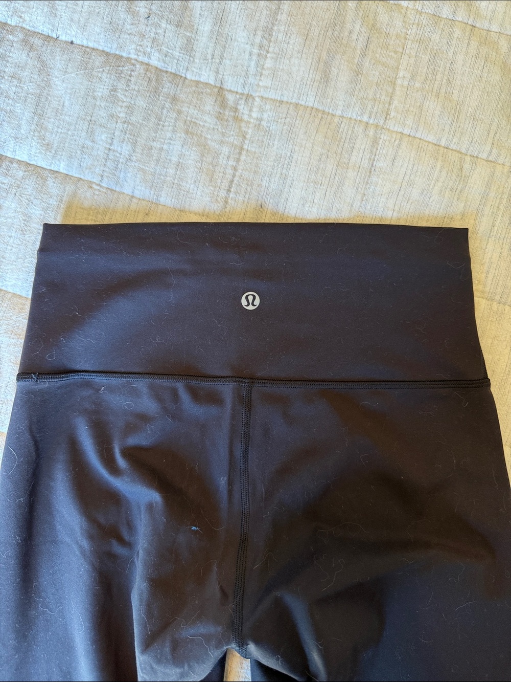 lululemon Black Wunder Under 28"